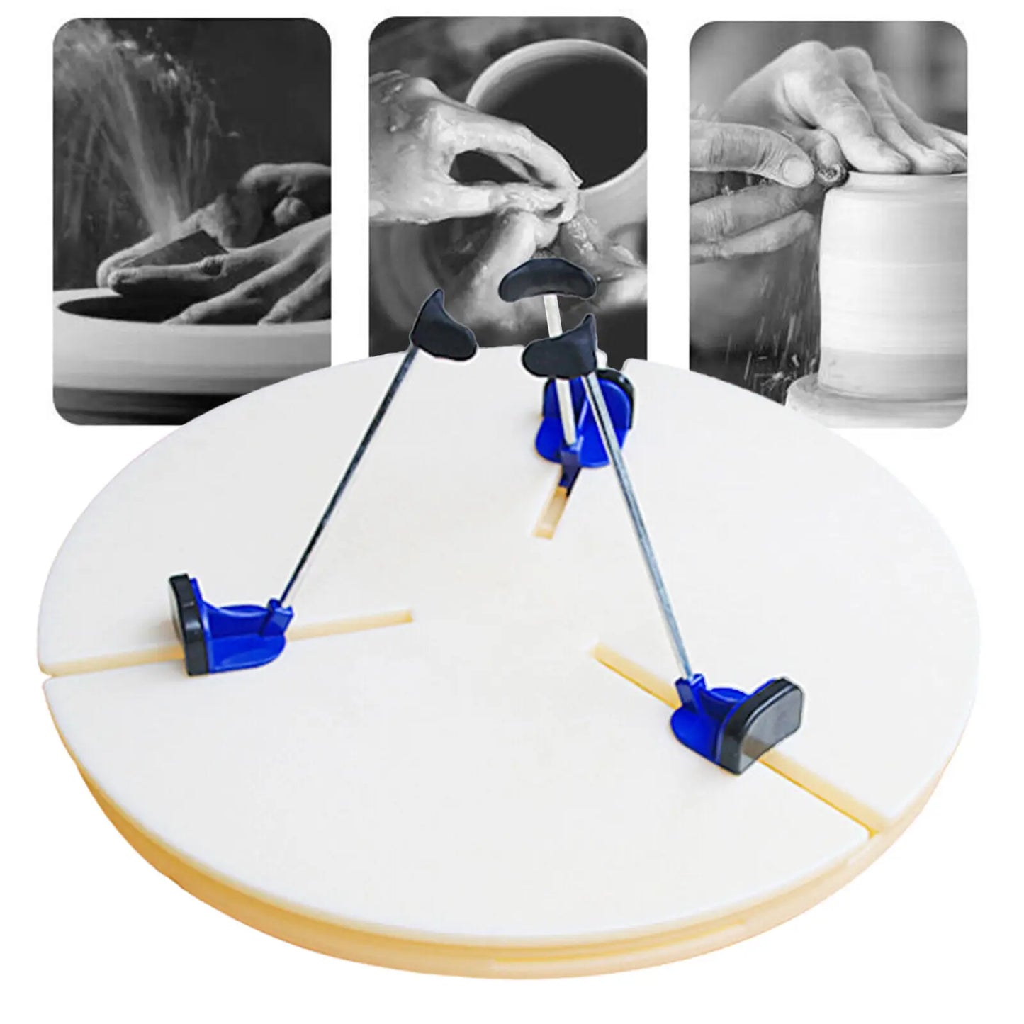 Pottery Shaping Tools Positioning Clamps and Ceramic Wheel Tools Set