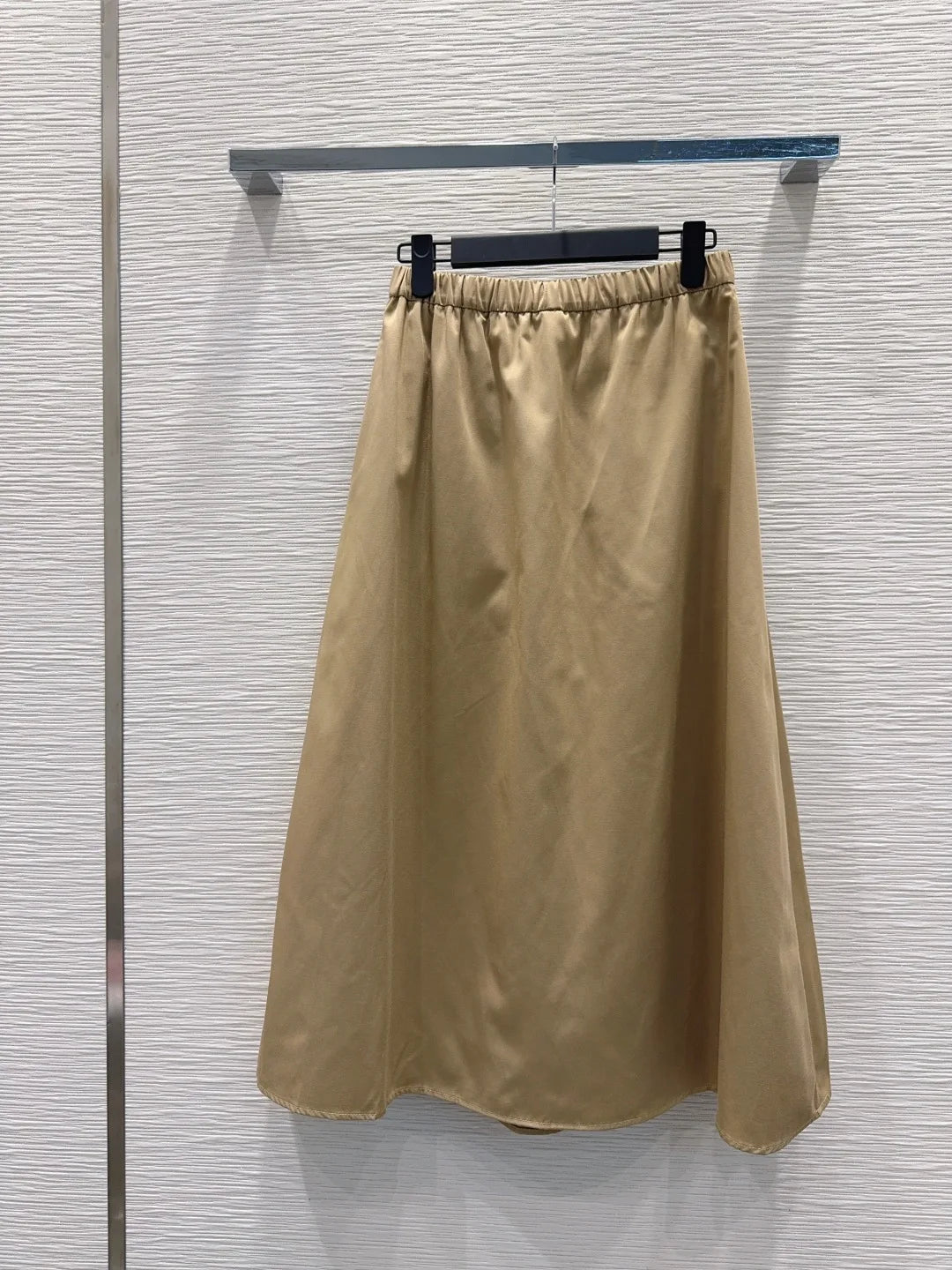 26 Spring/Summer New Women's Fashion Letter Embroidery Stretch Waist Skirt Half-Dress