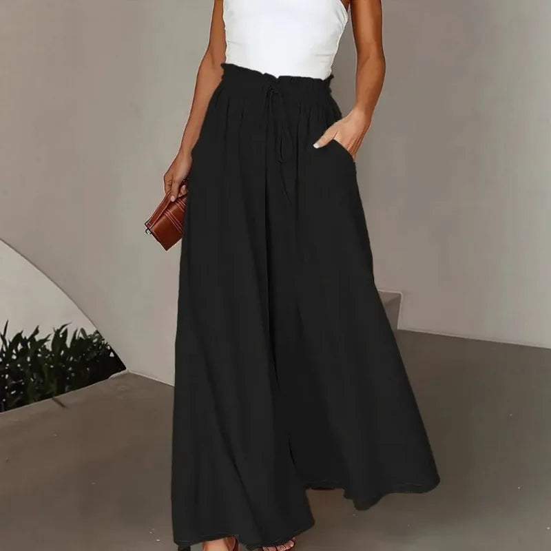 26 Spring New Xiu Ai You Pants Women's Trendy Wide Leg Pants