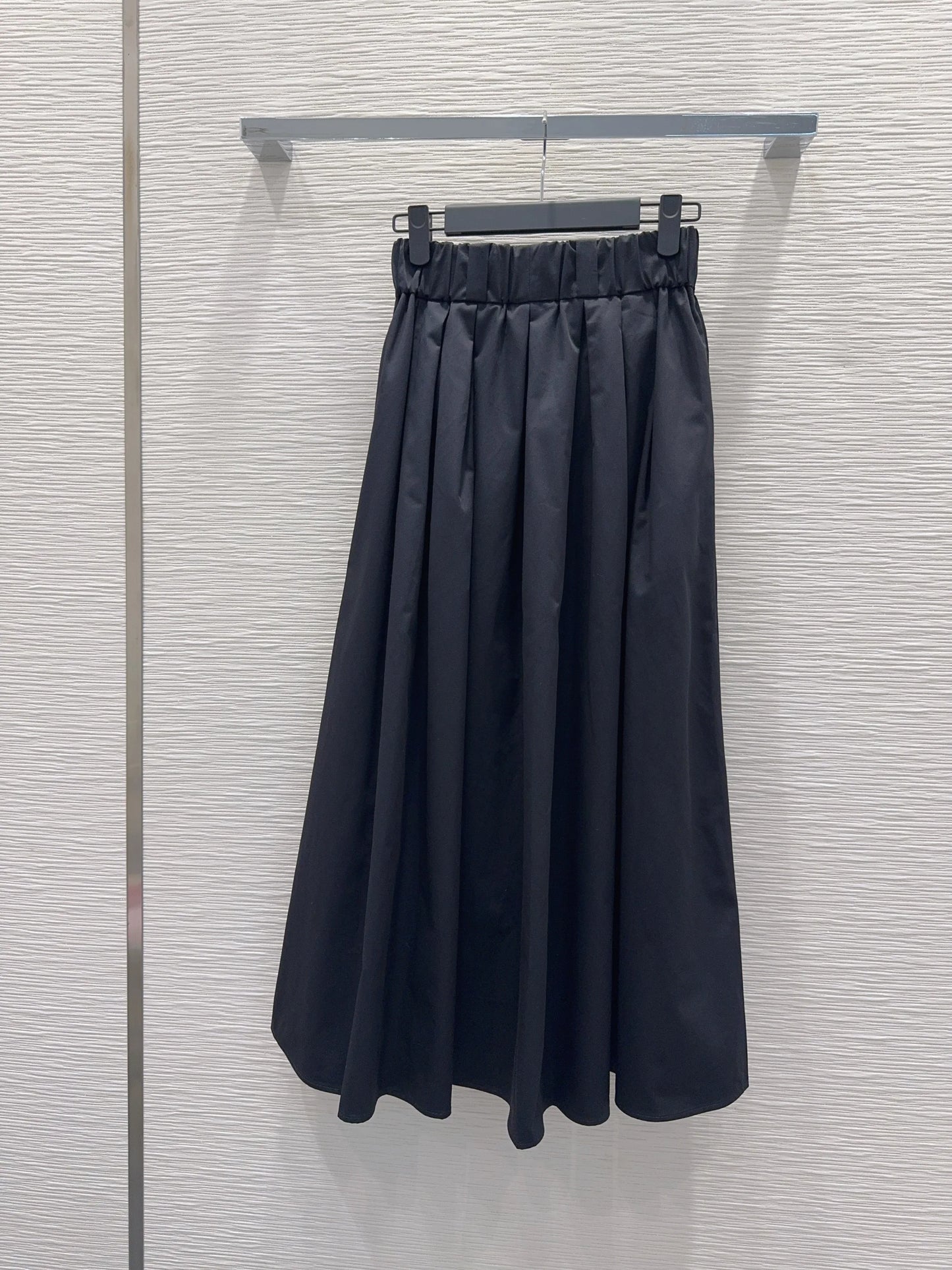 26 New Women's Half length Skirt with Collar and Strap Series, Versatile and Elegant, High end Striped Dress