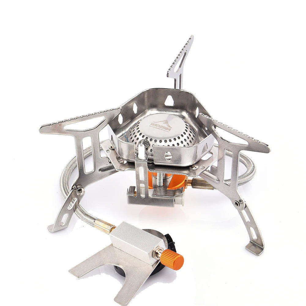 Widesea Windproof Gas Burner Stove for Camping and Outdoor Use