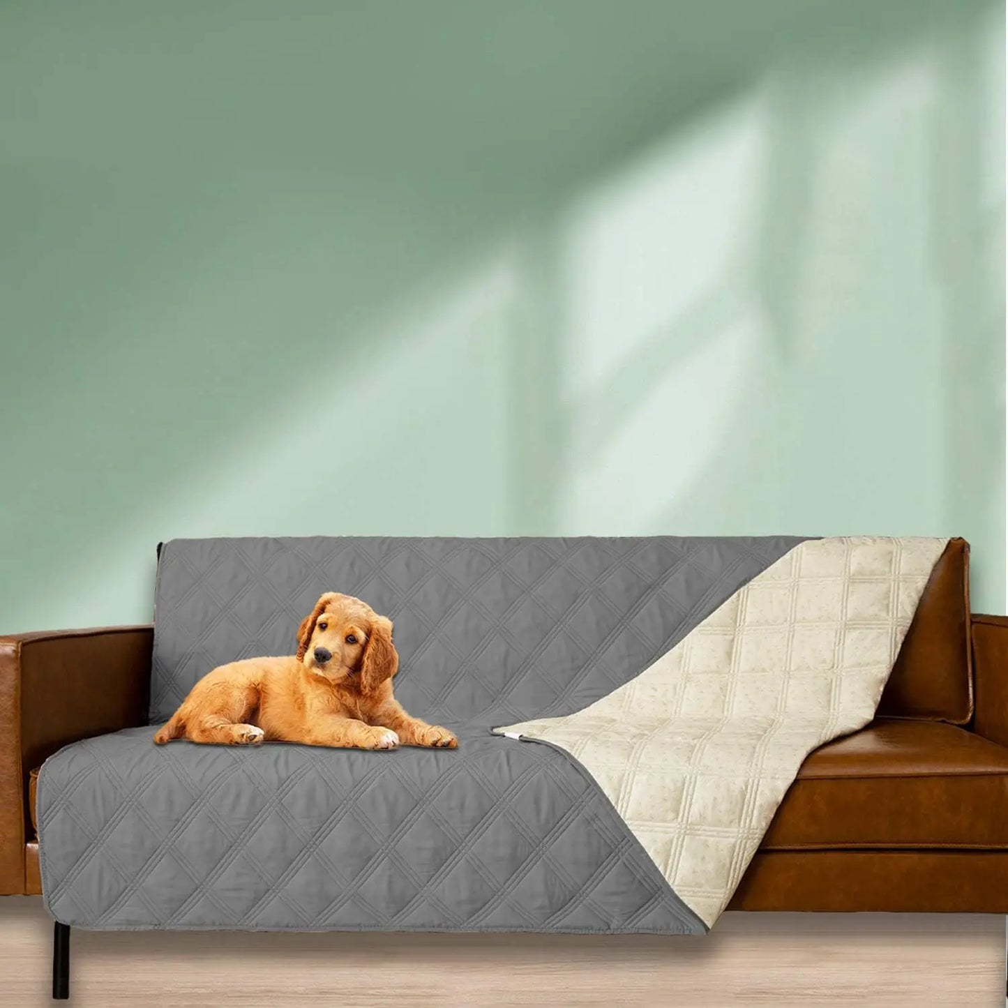 Waterproof Dog Bed Cover With Anti Slip Back Machine Washable