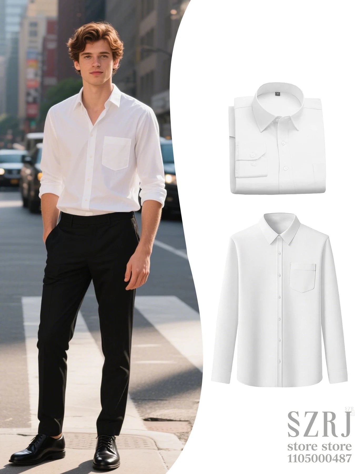 4Piece Men's Formal Suit Set Solid 2-Button Blazer+Vest+Shirt+Pants, Regular Fit for Business/Wedding/Office, All-Season