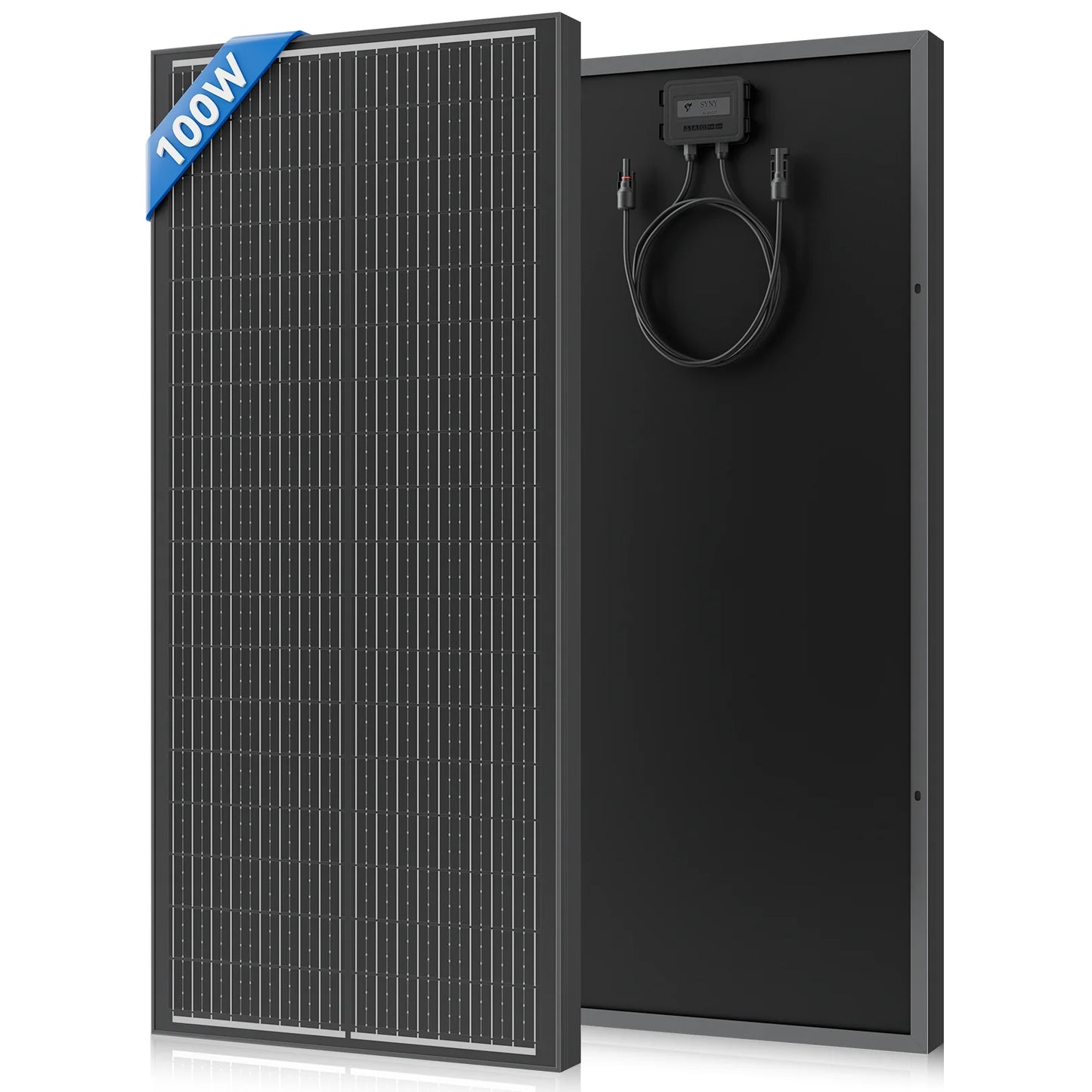 Rvpozwer 12.8V 101-150W Monocrystalline Solar Panel Waterproof