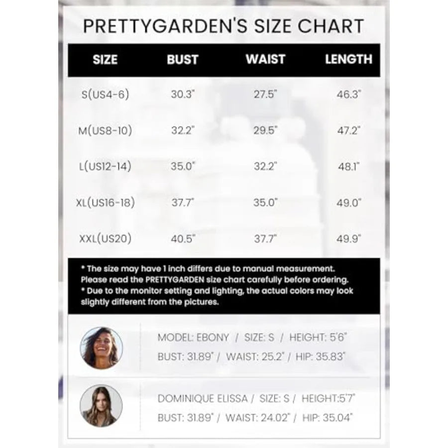 PRETTYGARDEN Women's Summer Tulle Midi Dress Sleeveless Smocked Ruffle Flowy Mesh Dresses Party Wedding Guest Sundress