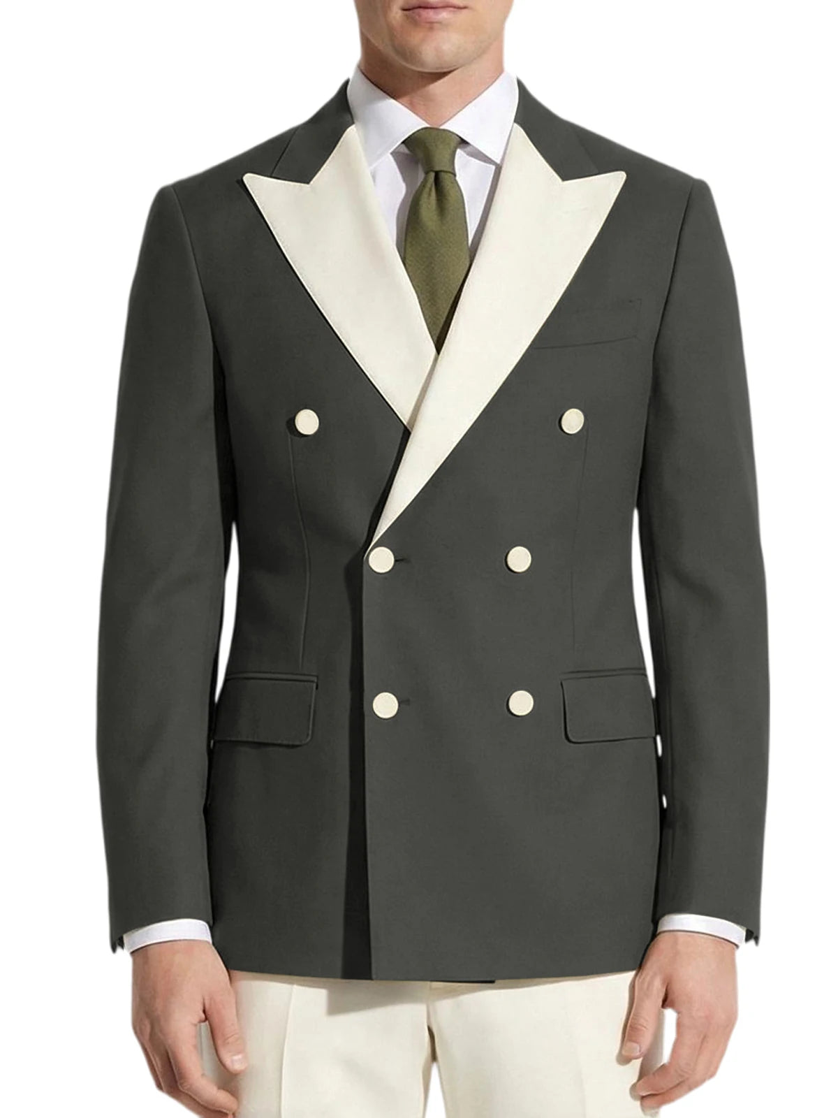 Men's Double Breasted Tuxedo Jacket For Business And Weddings