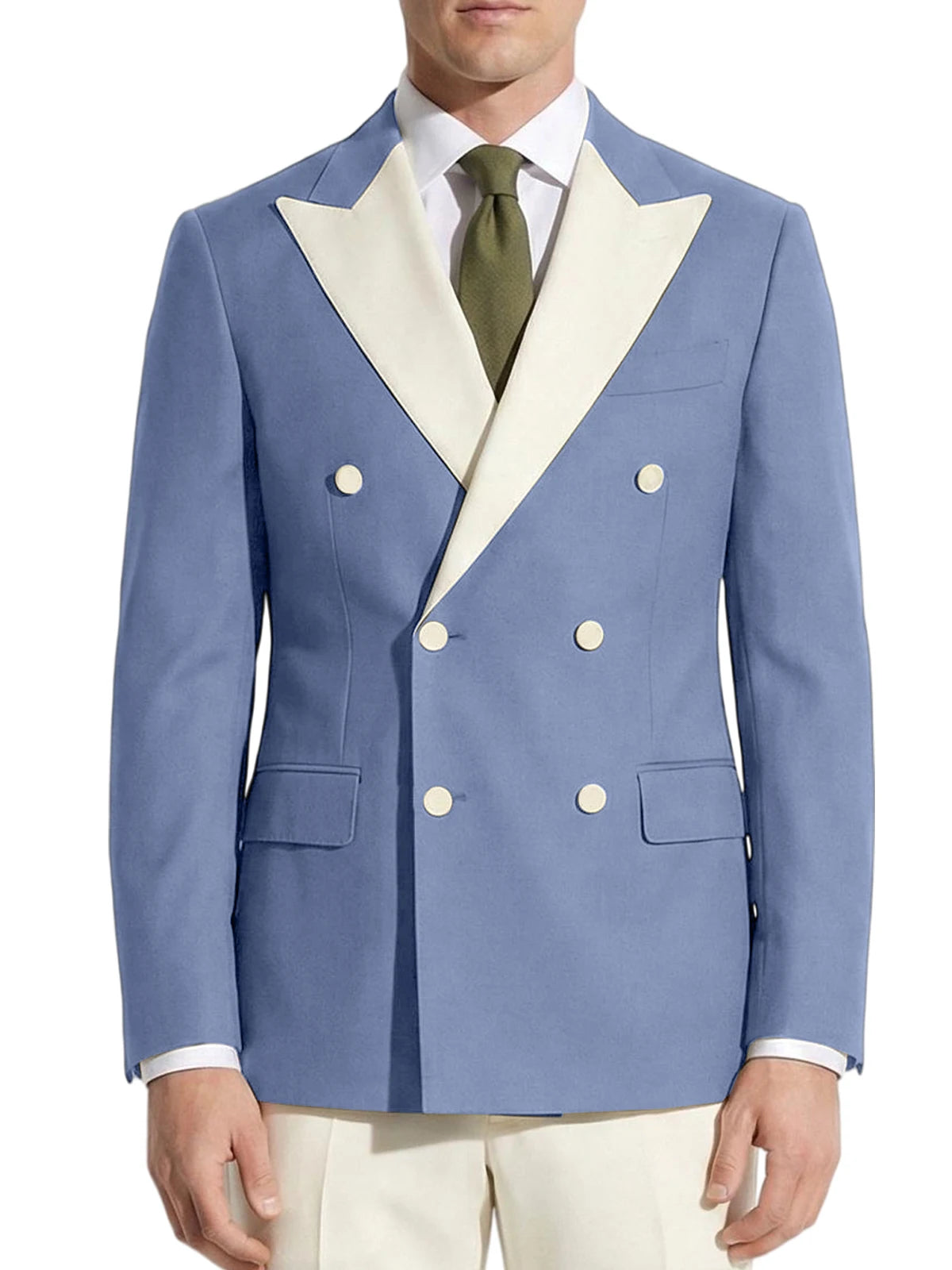 Men's Double Breasted Tuxedo Jacket For Business And Weddings