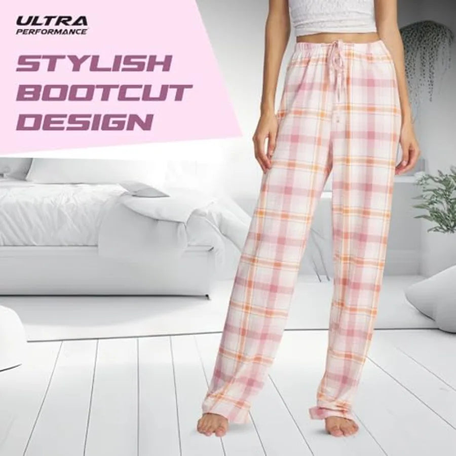 Womens Pajama PJ Pants 3 Pack Lounge Bottoms Pajamas for Women Avail in Plus Sizes