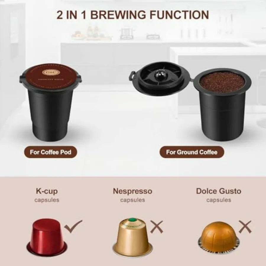 IOSN 3 In 1 Pod Coffee Machine KC101 Single Serve Maker