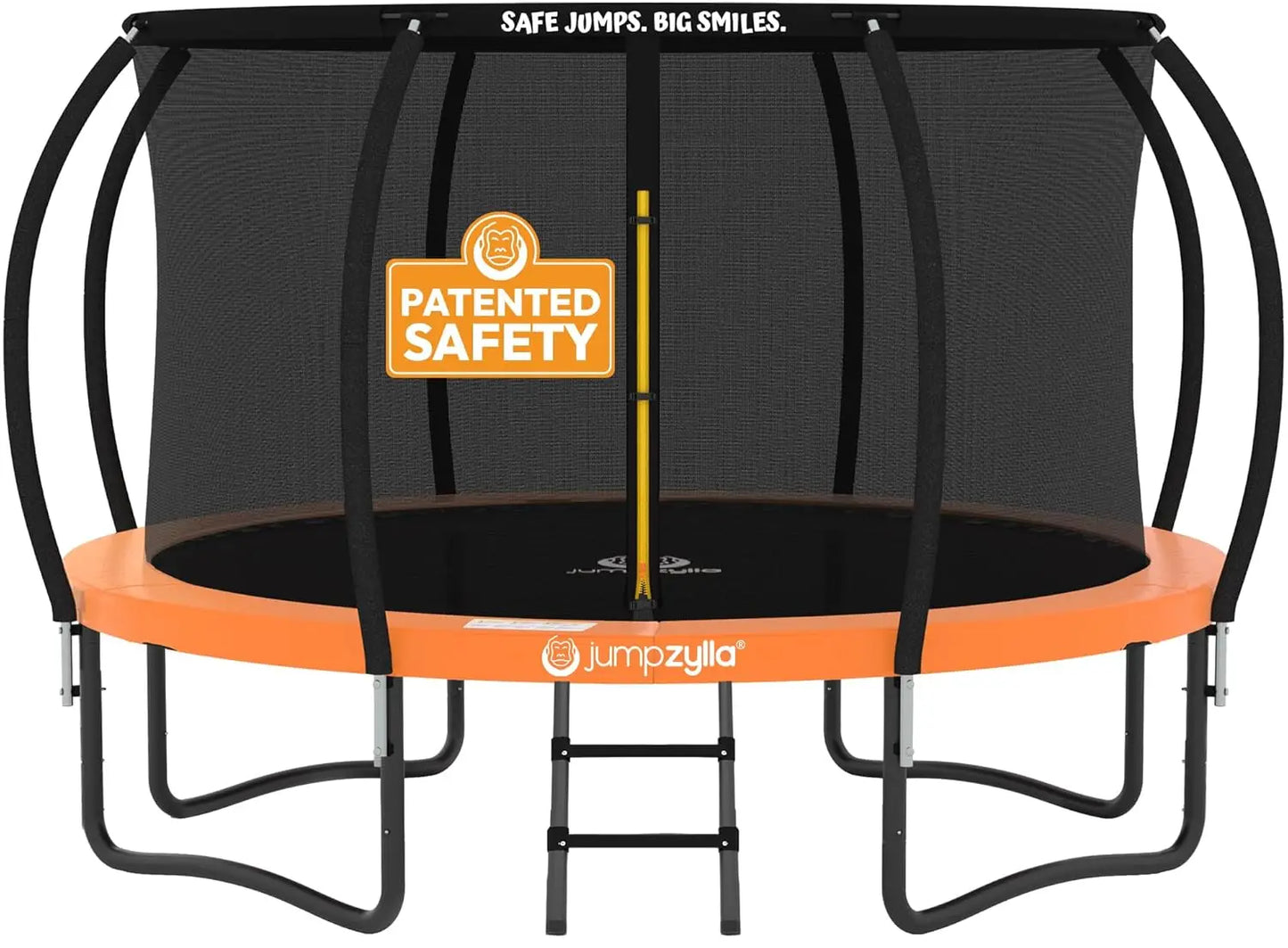 10FT Outdoor Trampoline with Safety Enclosure, Non-Slip Ladder and Anti-Rust Coated Frame, ASTM Certified, Customized