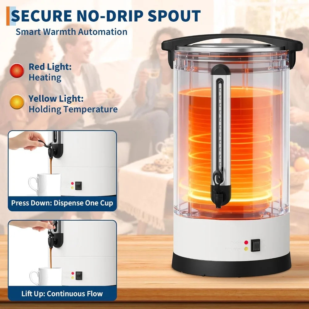 LEISULIF Electric Commercial Coffee Urn Stainless Steel