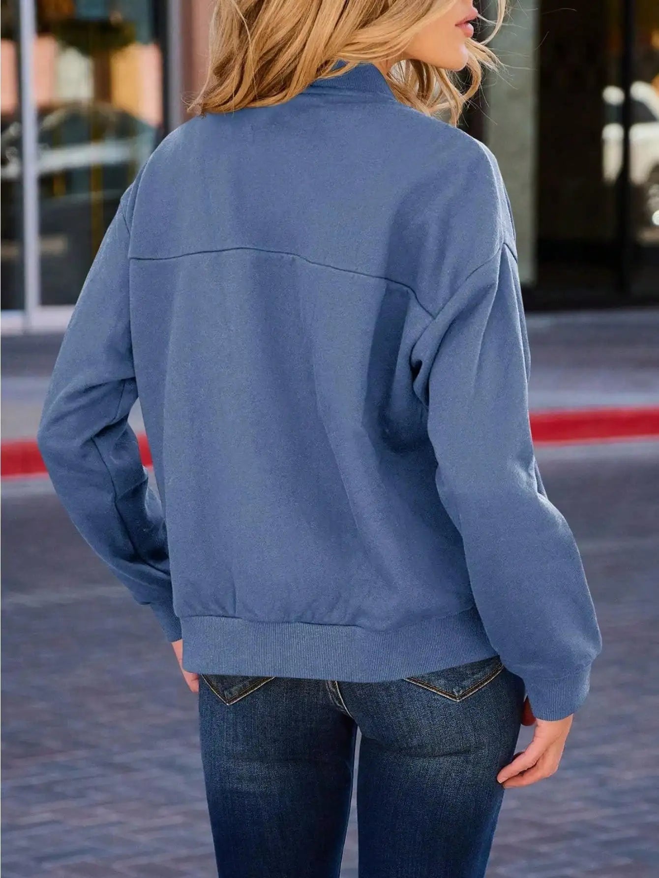 Quilted Zip Up Jacket For Women