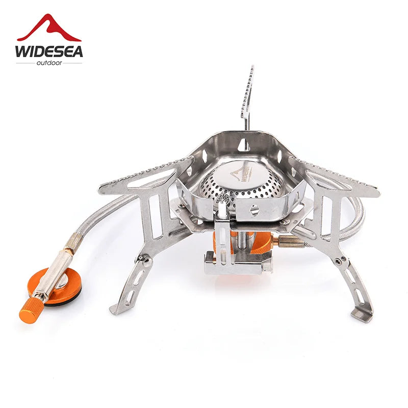 Widesea Windproof Gas Burner Stove for Camping and Outdoor Use