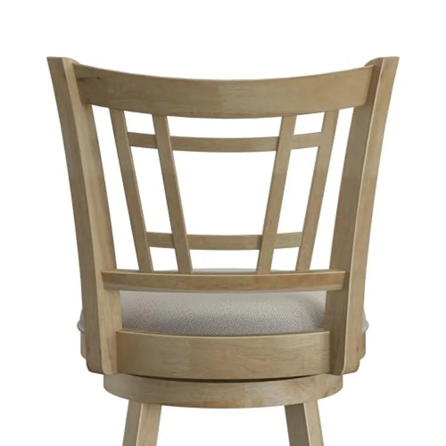 Fairfox 24.5" Wood Swivel Stool
