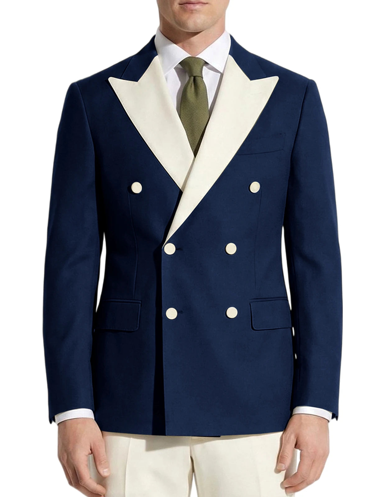 Men's Double Breasted Tuxedo Jacket For Business And Weddings