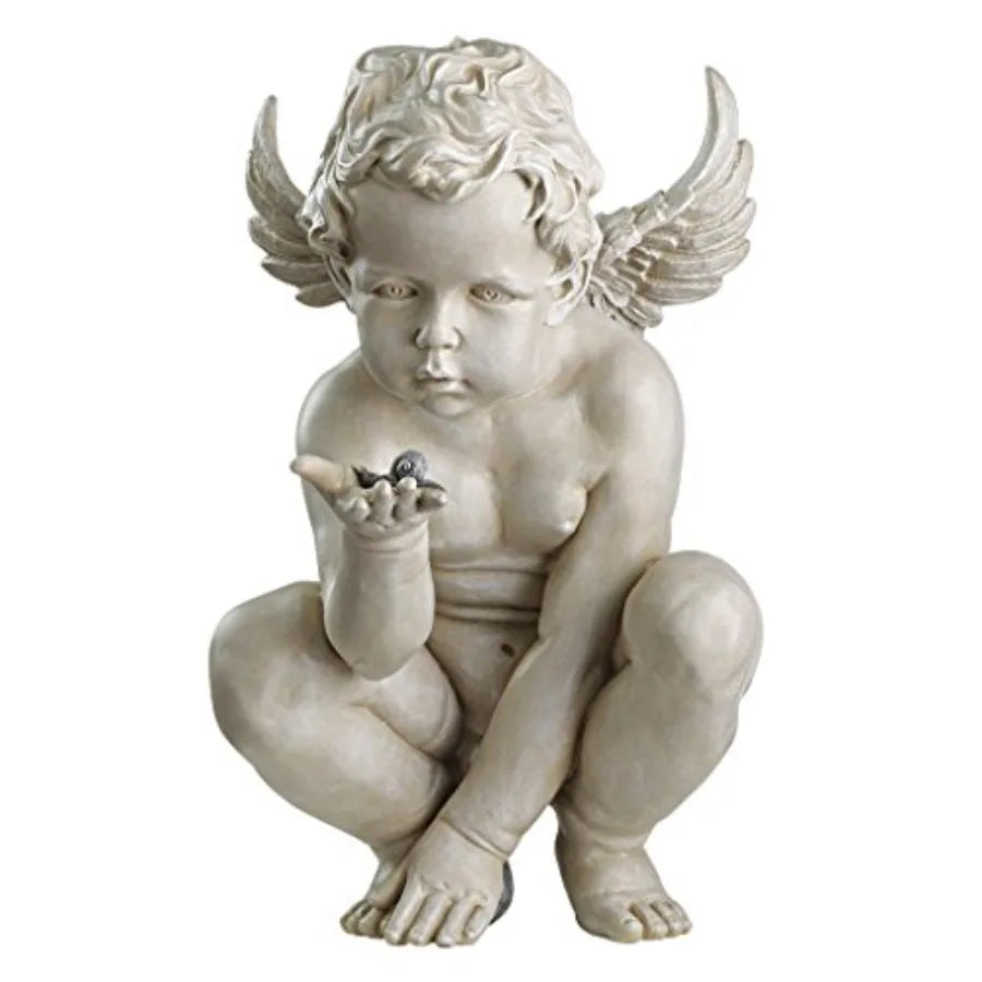SHXI Cherub Statue For Home Decor Classic Design Elegant