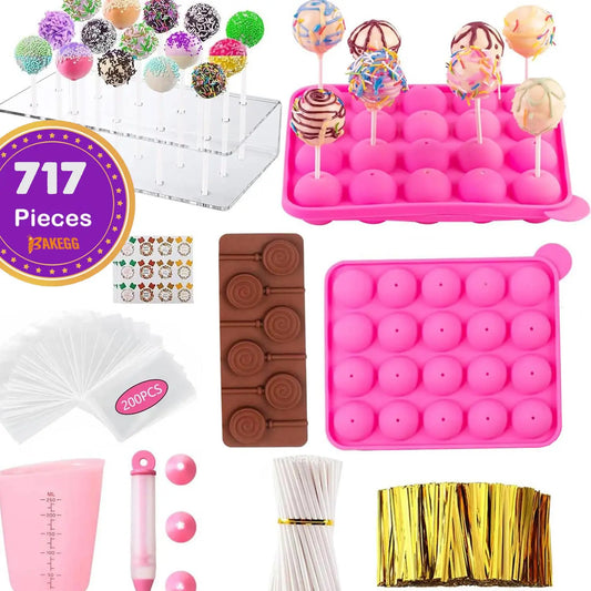 Cake Pop Mold Kit Set With Stand And Decorating Pen