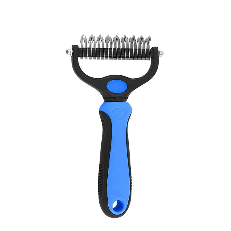 Deshedding Brush Self Cleaning Grooming Comb For Dogs And Cats