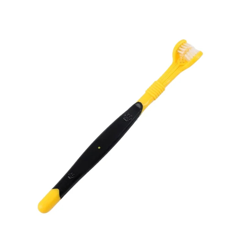 3 Sided Pet Toothbrush For Dogs And Cats Dental Care