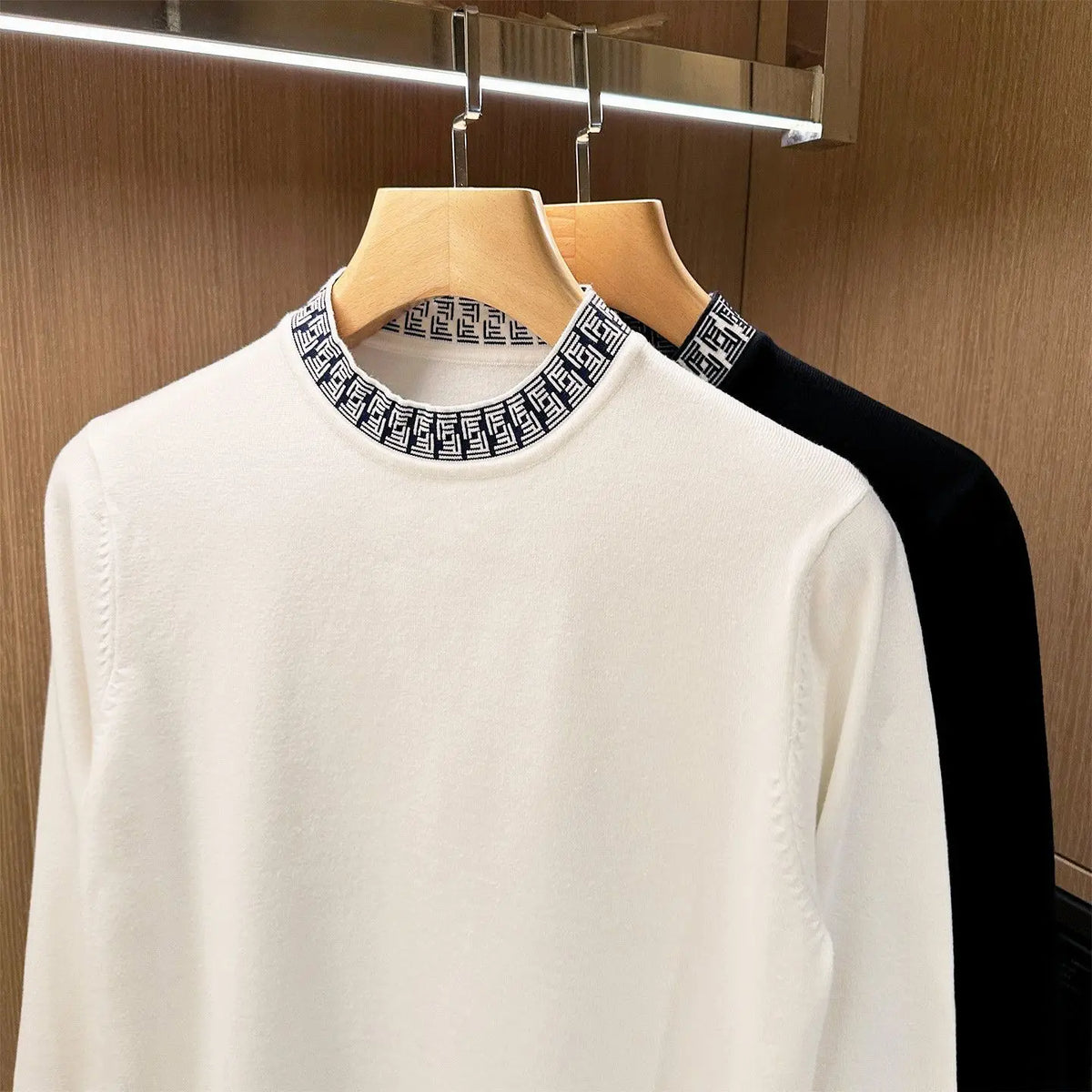 Mens Knit Pullover Sweater O Neck Autumn Winter Casual Wear