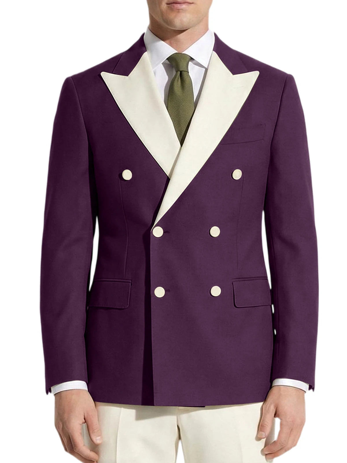 Men's Double Breasted Tuxedo Jacket For Business And Weddings