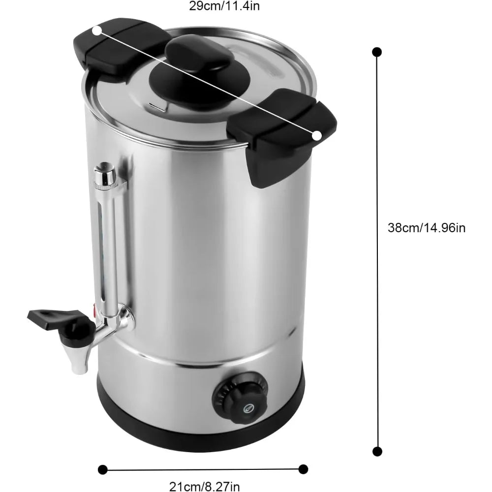 SBPKMARSCT Commercial Coffee Urn Stainless Steel Large Capacity Electric