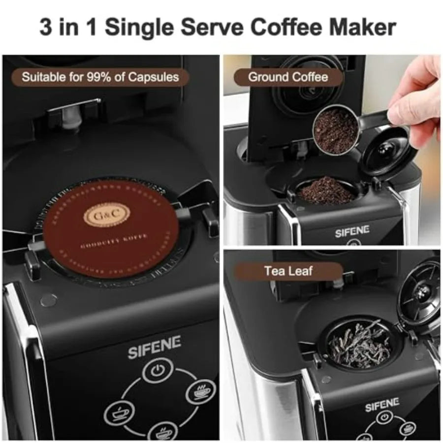 IOSN 3 In 1 Pod Coffee Machine KC101 Single Serve Maker