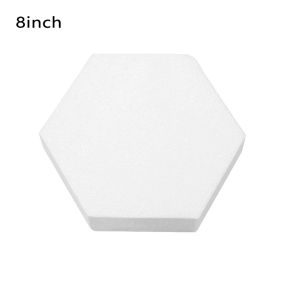 Cake Foam Mould Polystyrene Flower Decor Cake Dummy Practice Sugarcraft Lightweight Party DIY Decorations 4/6/8 Inch
