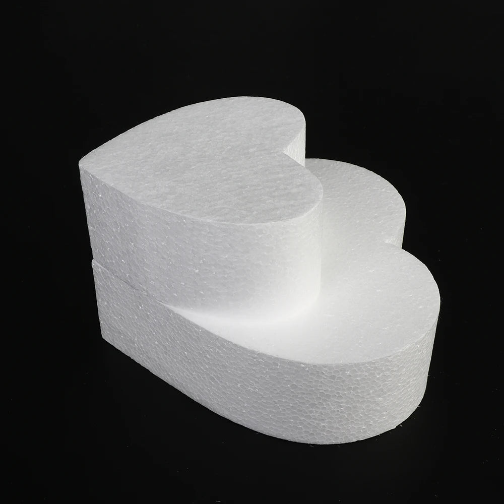 Cake Foam Mould Polystyrene Flower Decor Cake Dummy Practice Sugarcraft Lightweight Party DIY Decorations 4/6/8 Inch