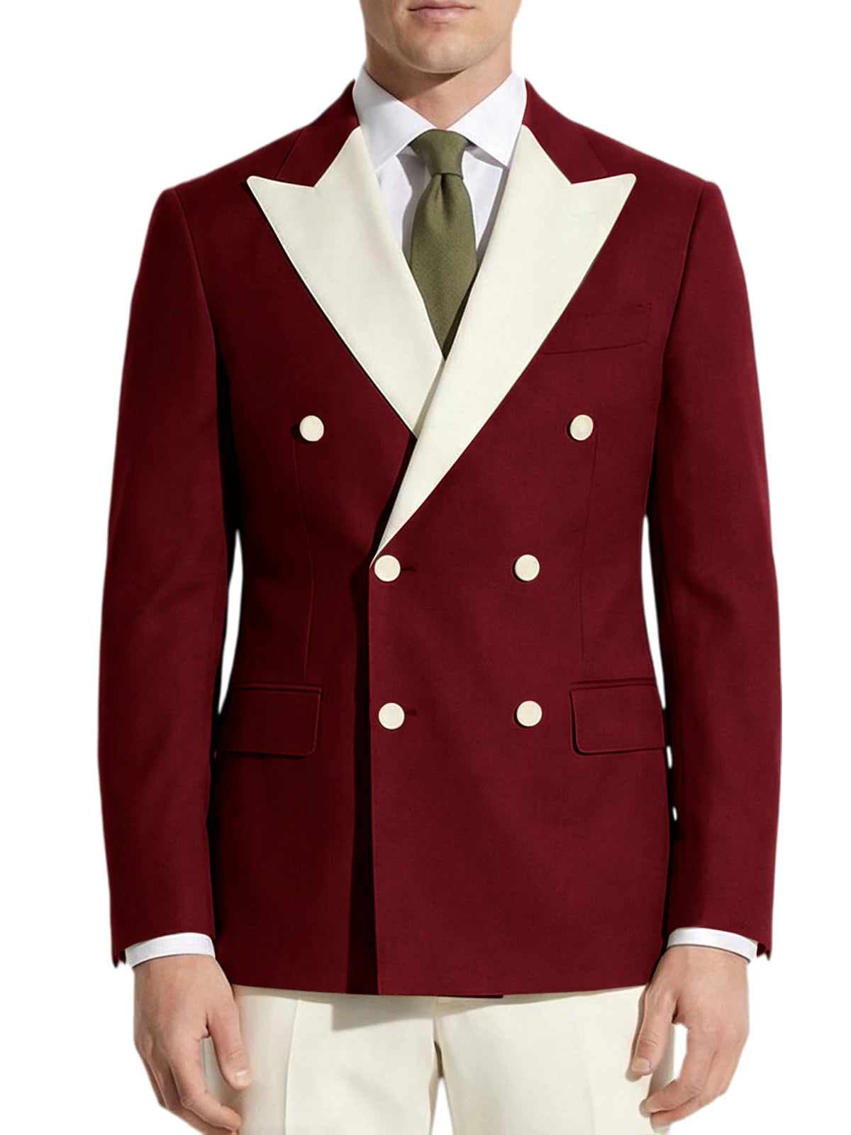 Men's Double Breasted Tuxedo Jacket For Business And Weddings