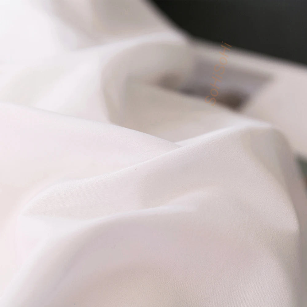 Custom 100 Percent Cotton Duvet Cover Set With Logo