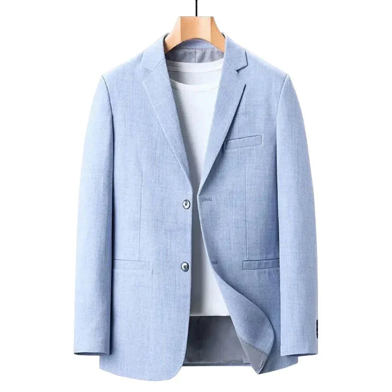 BROWON Spring Brand Young Men Blazers Jacket New Solid Color Blazer for Male Casual Office Clothes Mans New in Suits & Blazers