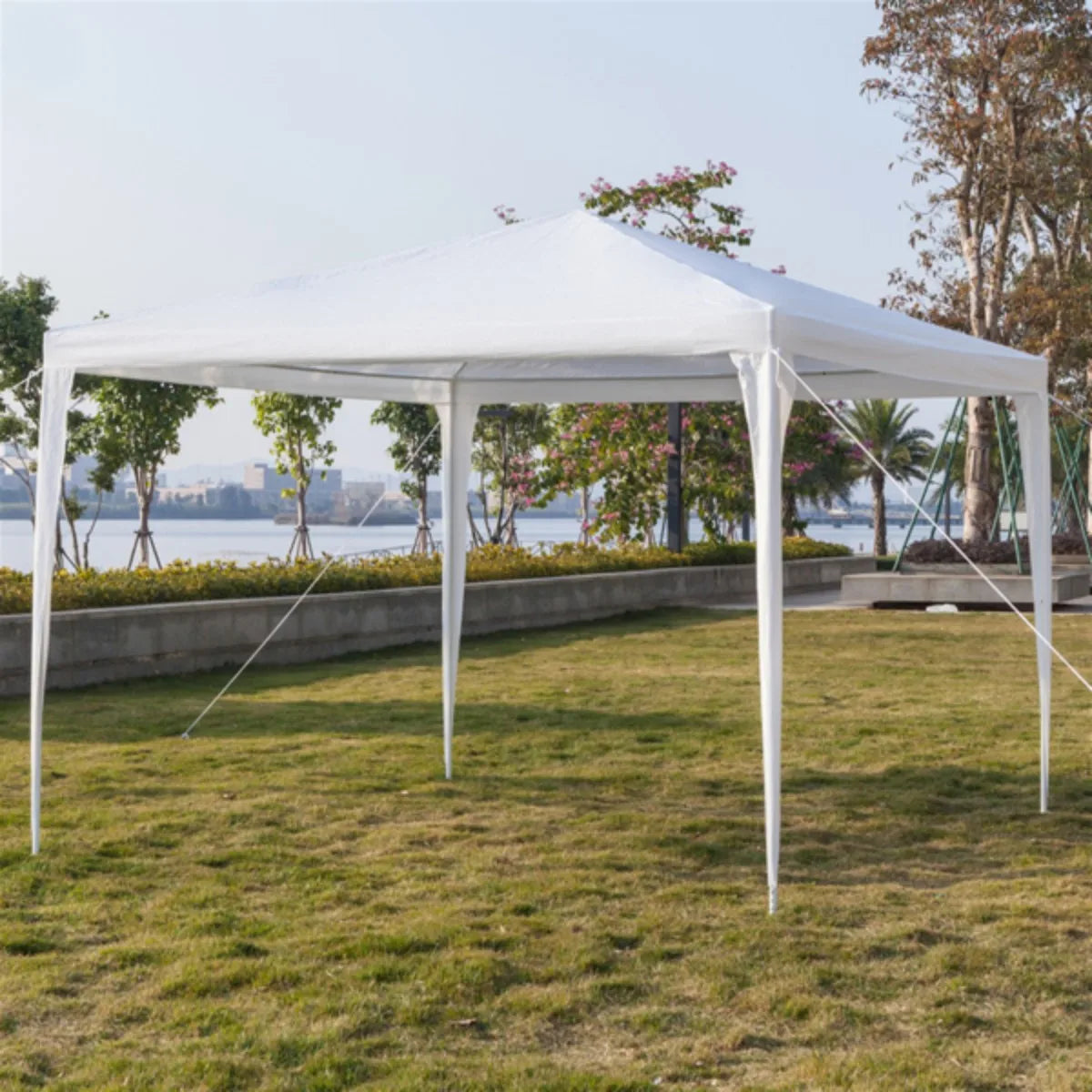 Canvas Tent Sidewall With Window Waterproof And Weather Resistant