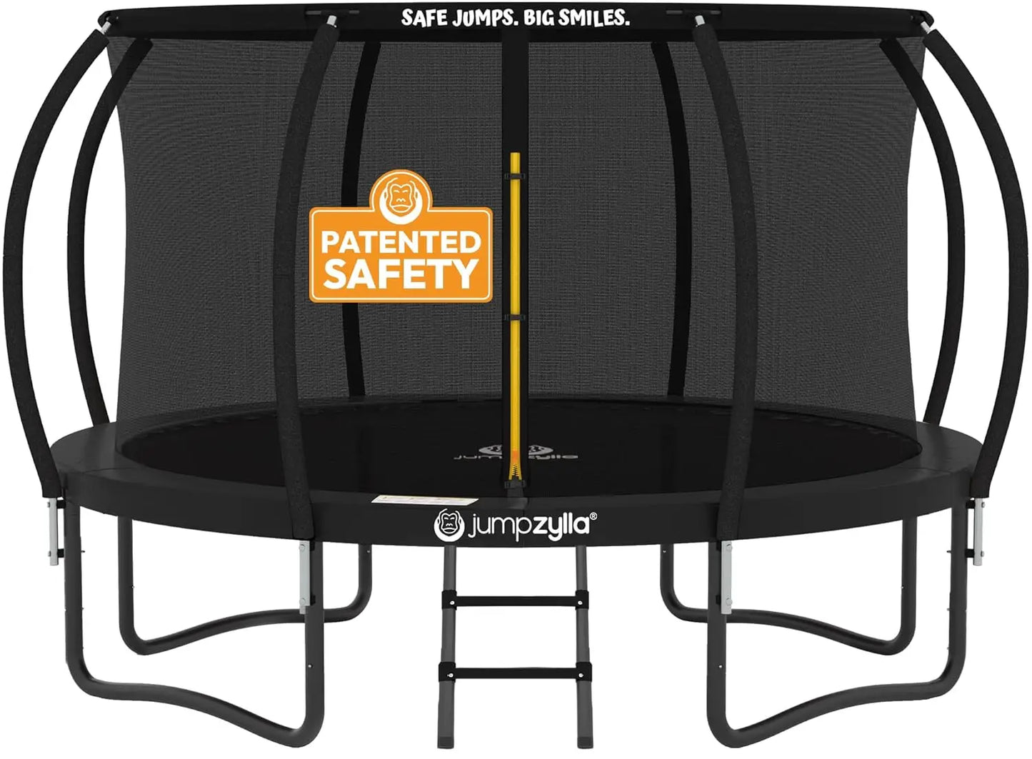 10FT Outdoor Trampoline with Safety Enclosure, Non-Slip Ladder and Anti-Rust Coated Frame, ASTM Certified, Customized