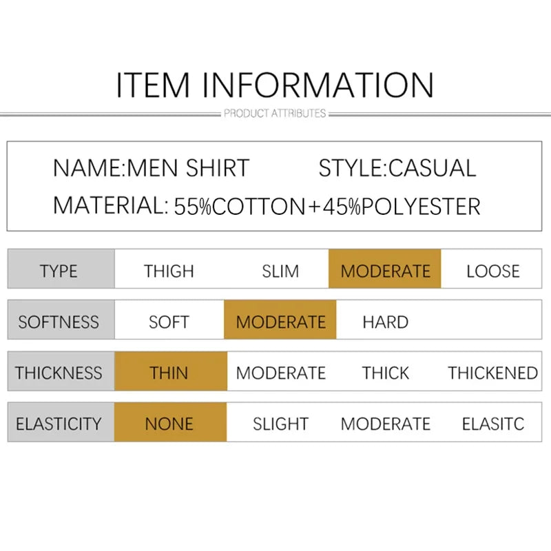 BROWON Mens Casual Oversized Cotton Stand Up Collar Shirt