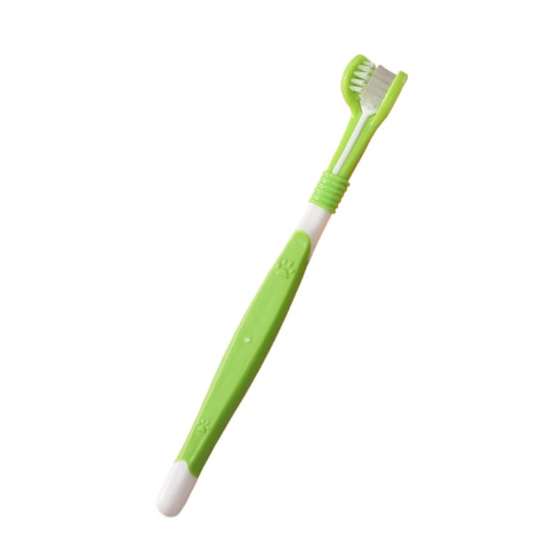 3 Sided Pet Toothbrush For Dogs And Cats Dental Care