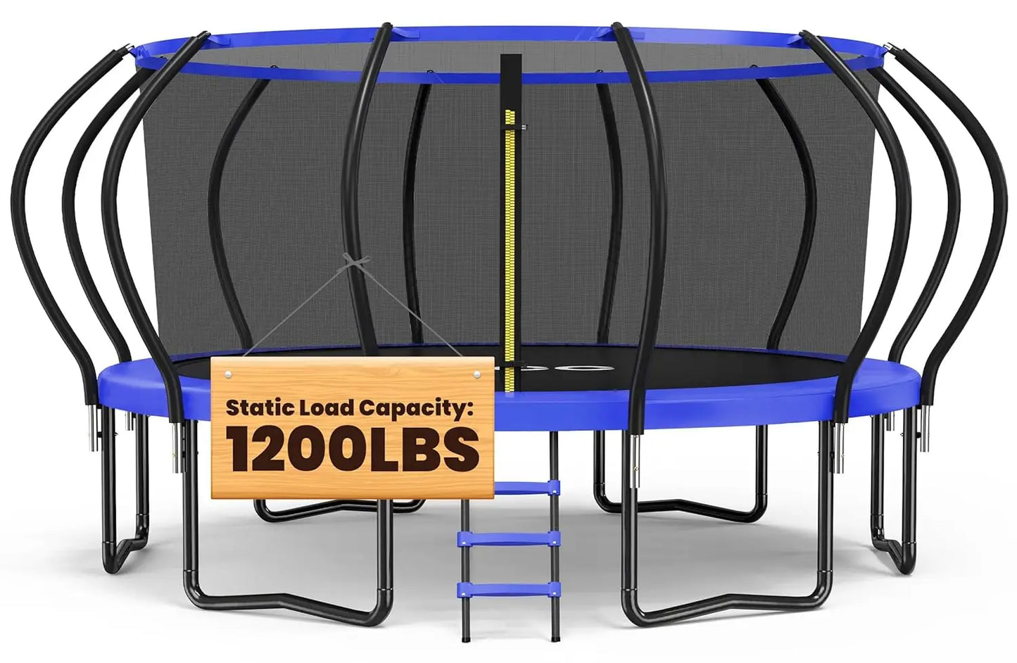 14FT Yard Outdoor Trampoline, 1200LBS Capacity for Kids & Adults, Heavy Duty Recreational Trampoline, Customized