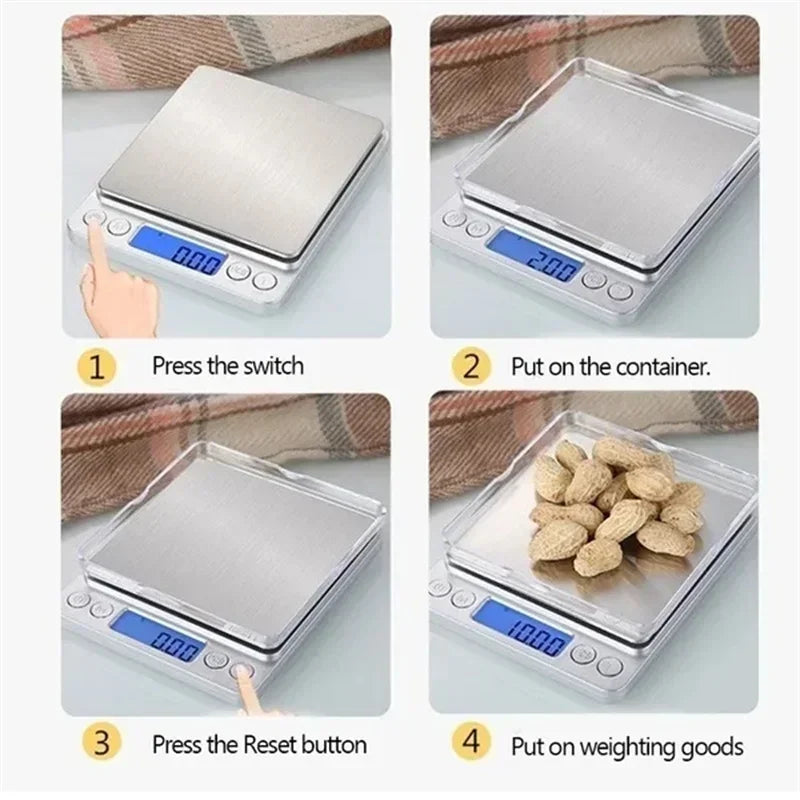 Digital Kitchen Scale With Precision Electronic Balance