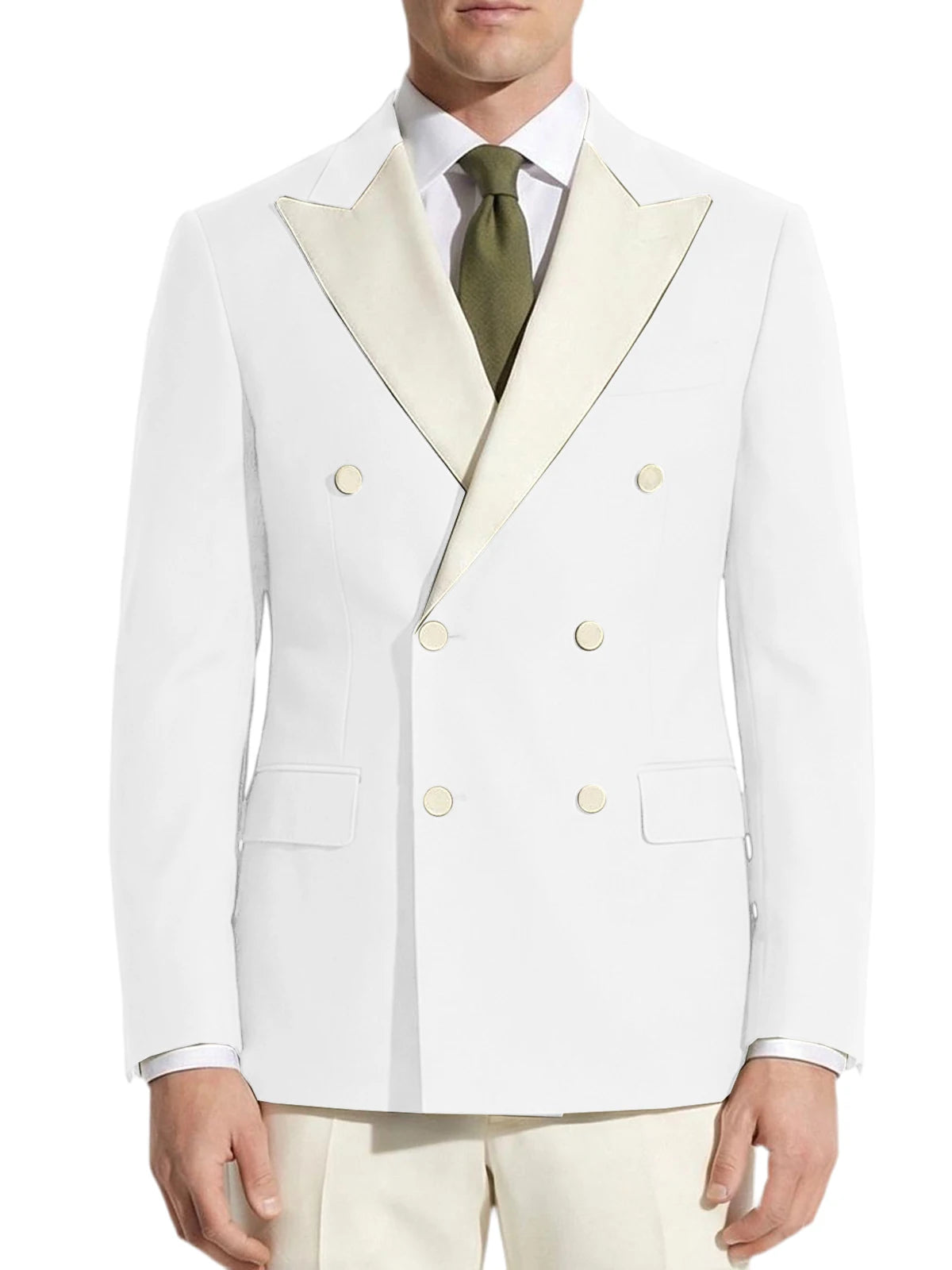 Men's Double Breasted Tuxedo Jacket For Business And Weddings
