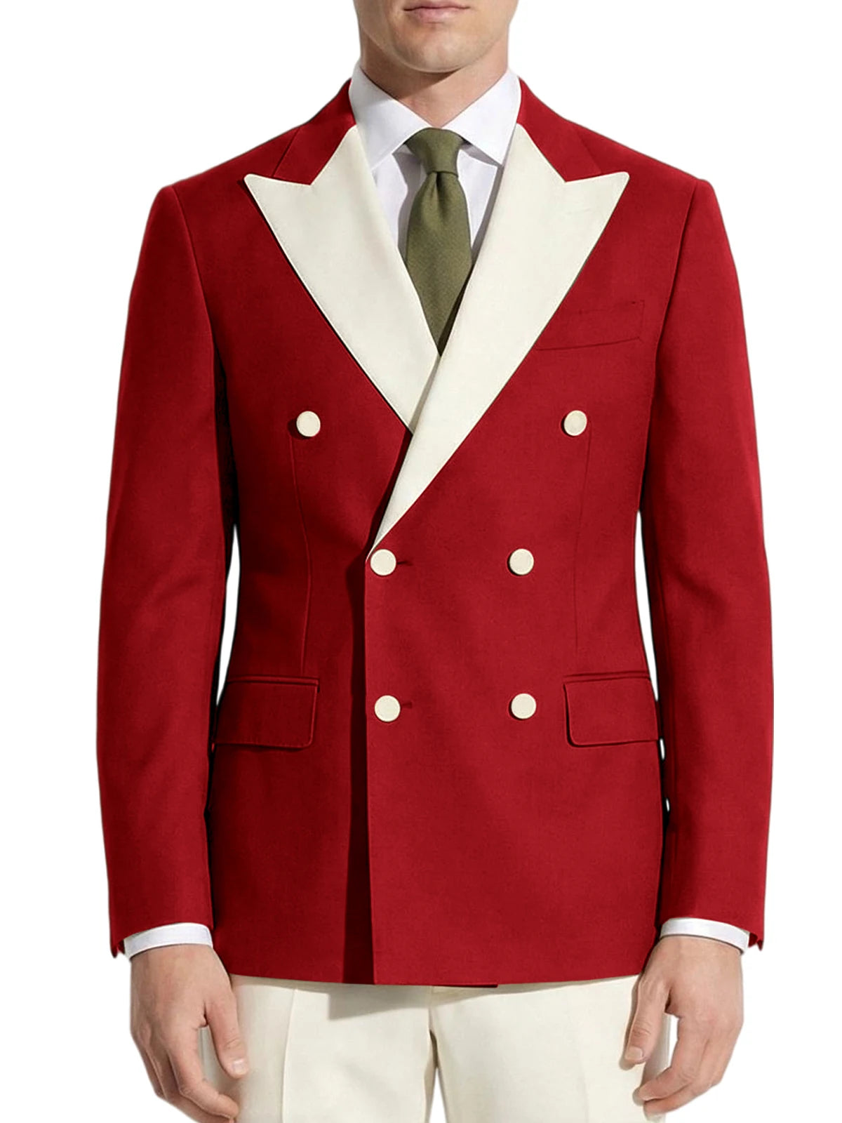 Men's Double Breasted Tuxedo Jacket For Business And Weddings