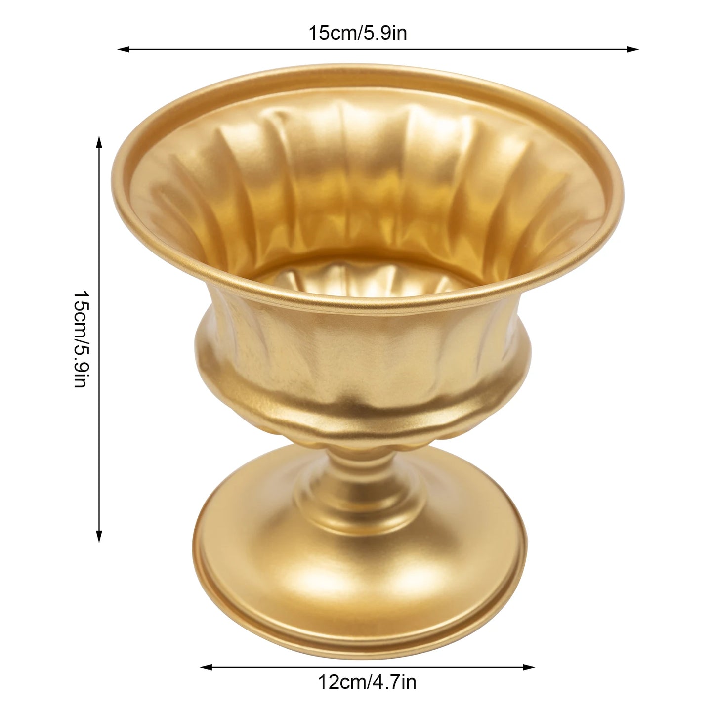 10-Piece Trumpet Centerpiece Vases for Wedding Decor