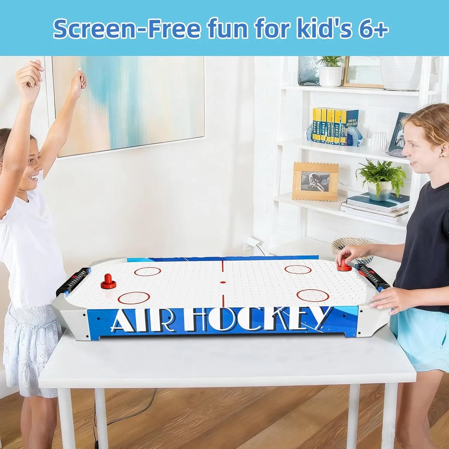 YTYIN Arcade Style Air Hockey Table For Home And Office