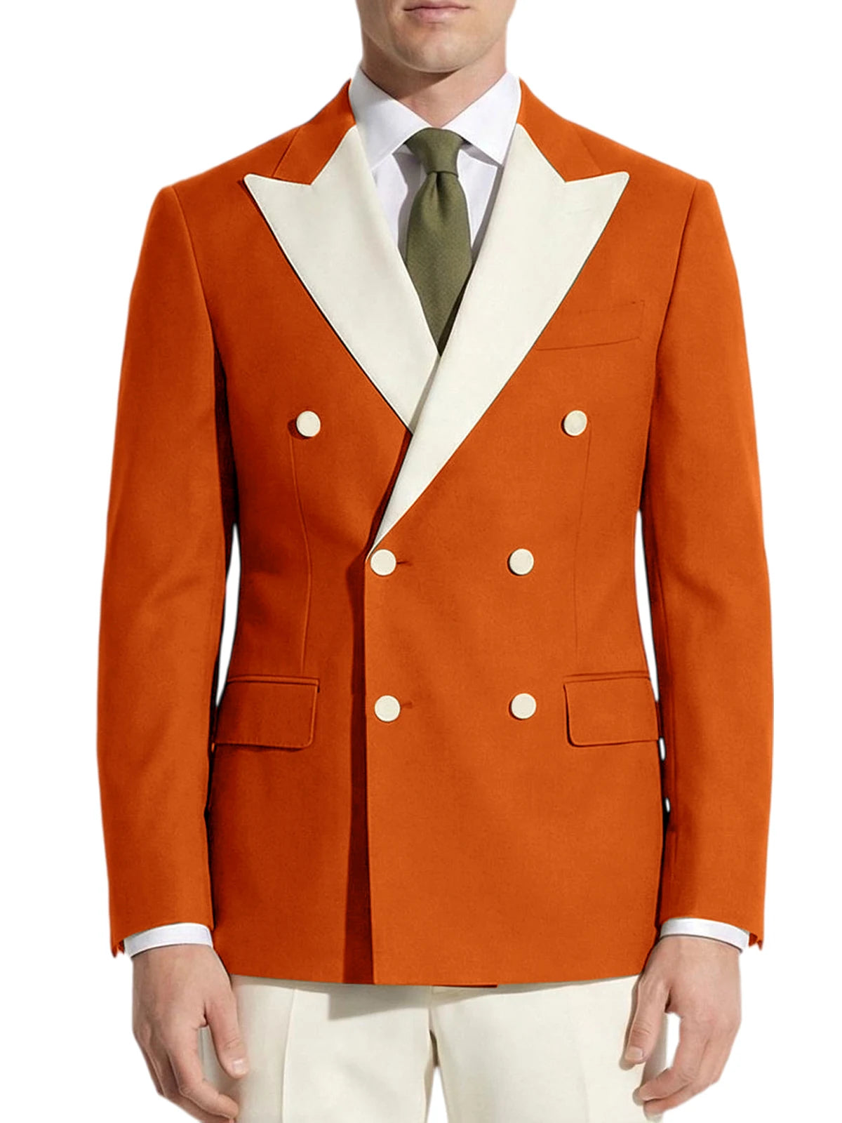 Men's Double Breasted Tuxedo Jacket For Business And Weddings