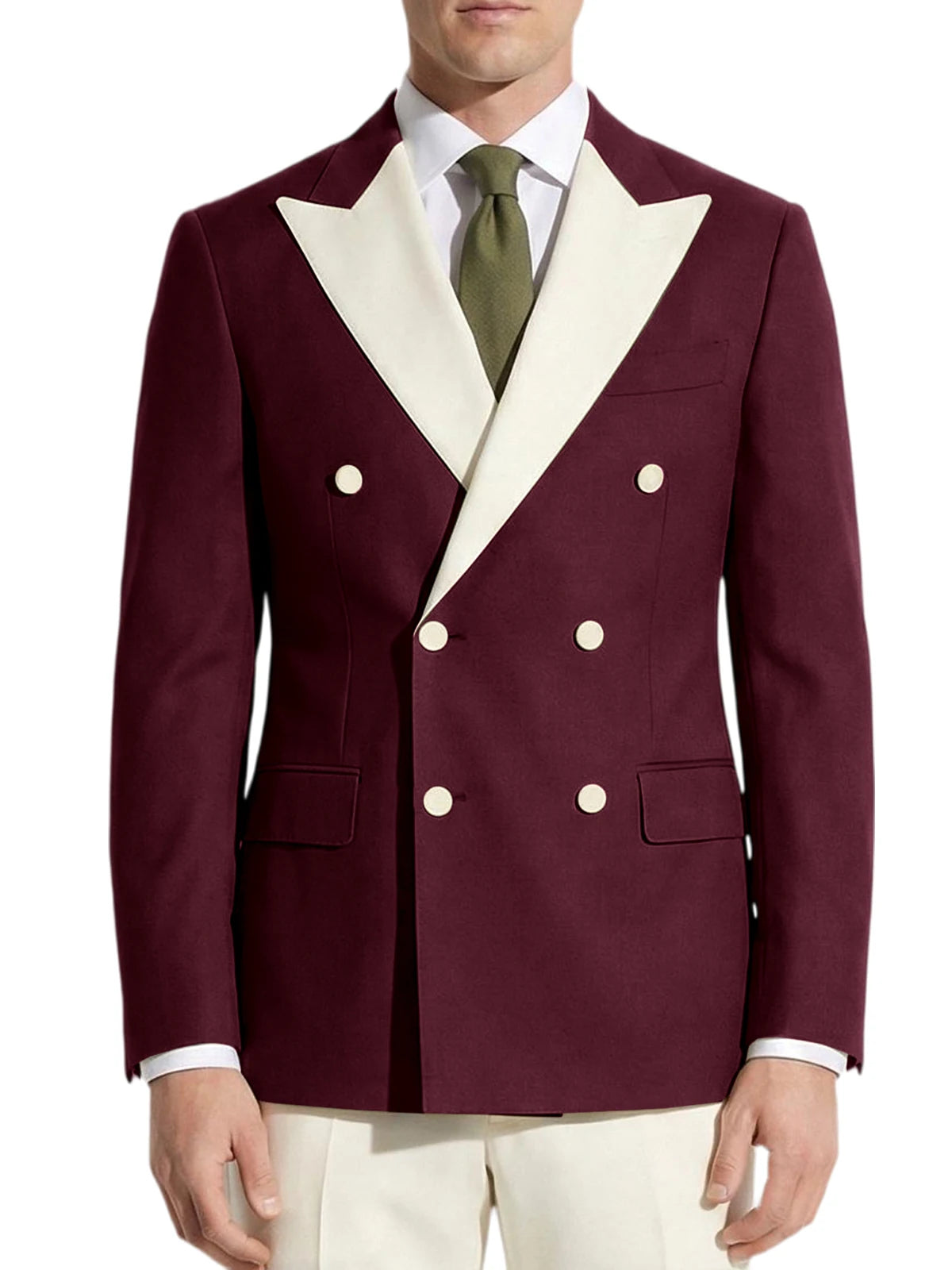 Men's Double Breasted Tuxedo Jacket For Business And Weddings