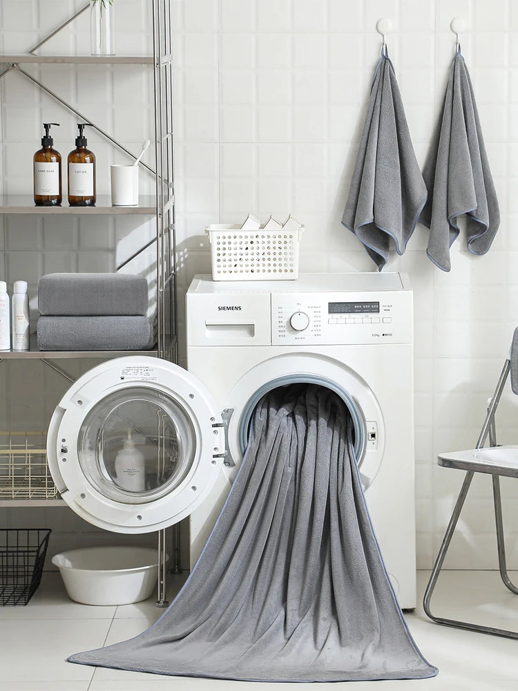 Belista Eight-Piece Bath Towels Set Soft Absorbent Quick Dry