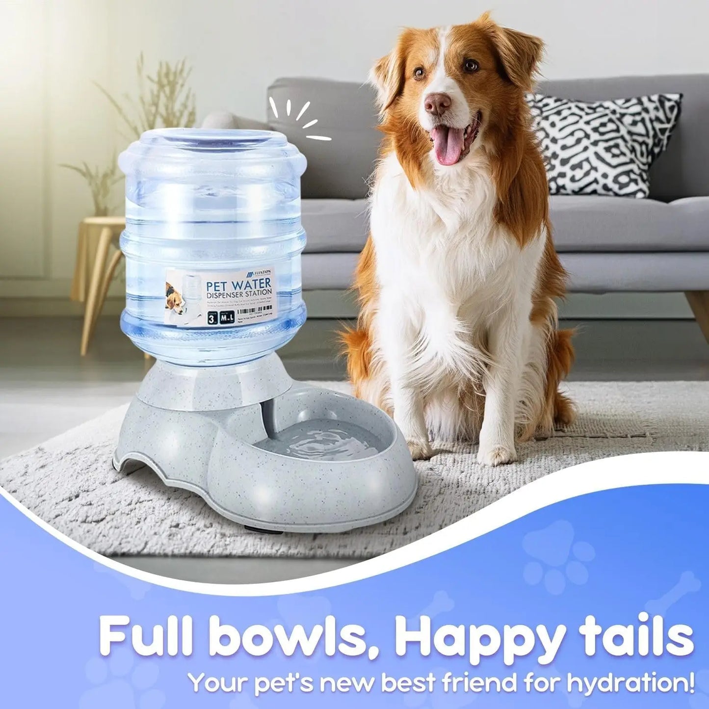 Automatic Pet Water Dispenser for Dogs and Cats Easy Clean