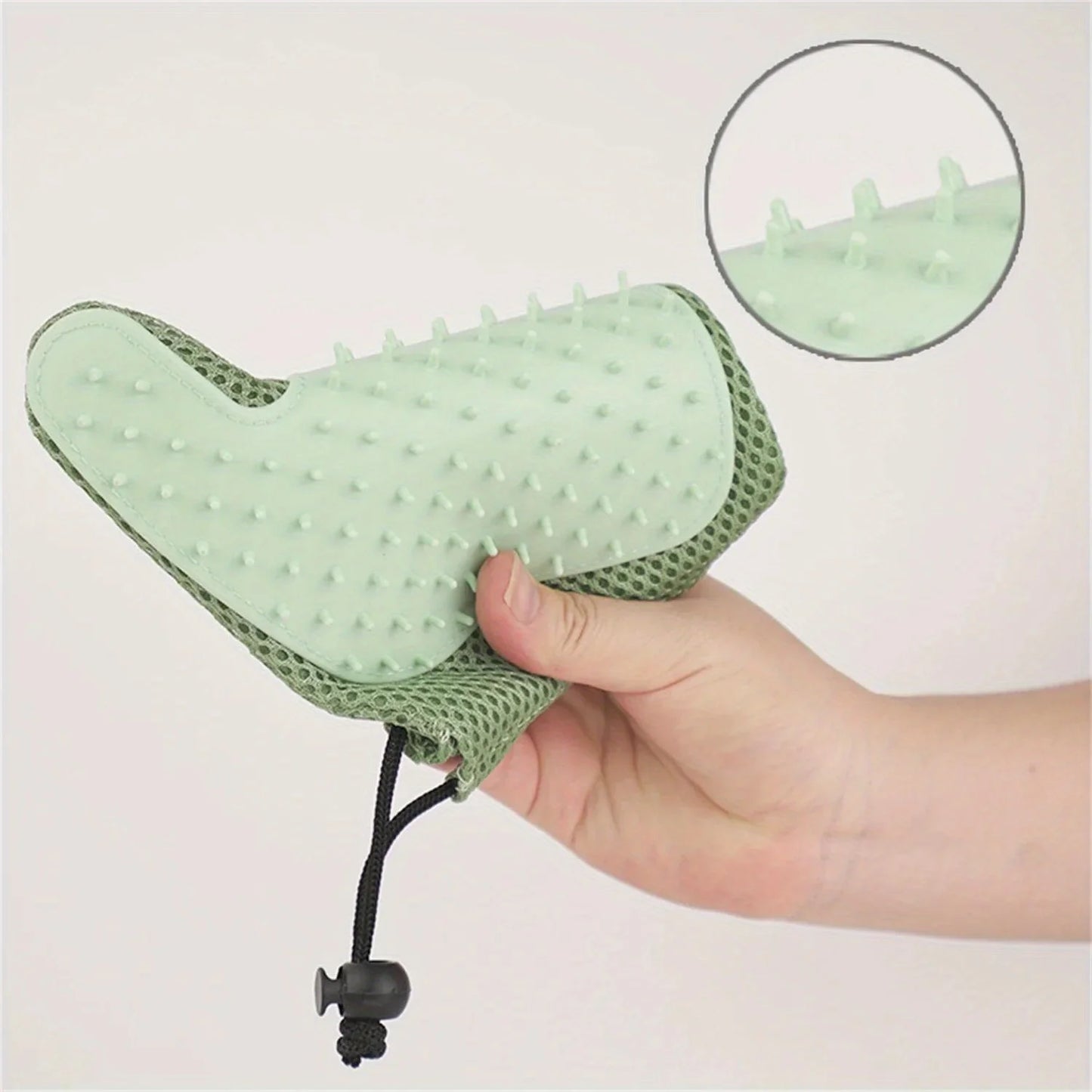 2-In-1 Cat Hair Glove And Pet Fur Remover Grooming Mitt