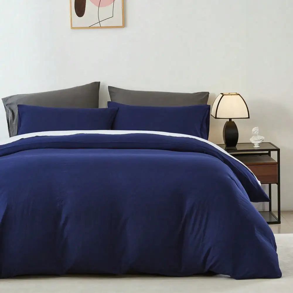 2-3 Piece Summer Duvet Cover Set Without Filler With Pillowcases