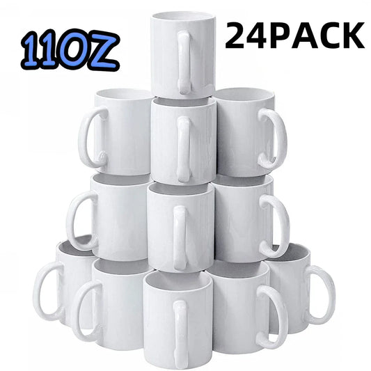 Sublimation Ceramic Mugs Bulk Coffee Cups With Bubble Bag
