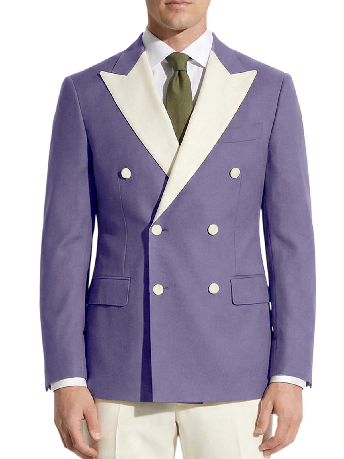Men's Double Breasted Tuxedo Jacket For Business And Weddings